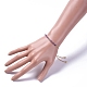 Adjustable Natural Amethyst Slider Bracelets BJEW-JB04929-04-4