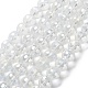 Chapelets de perles en verre électroplaqué EGLA-R040-10mm-15-2