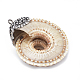 Concha de caracol colgantes grandes SSHEL-T003-08-3
