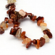 Natural Red Agate Stone Bead Strands G-R192-B13-2