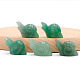 Резные фигурки целебных улиток из натурального зеленого авантюрина PW-WG73310-05-1