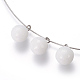 (vente d'usine de fêtes de bijoux) 304 boucles d'oreilles en acier inoxydable et colliers pendentifs ensembles de bijoux SJEW-L135-02B-03-3