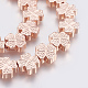 Chapelets de perles hématite électrolytique synthétique sans magnétique G-E495-09A-3