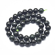 Brins de perles de jade noir natura myanmar G-D0001-06-10mm-2