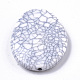 Crackle Opaque Acrylic Beads X-CACR-N003-31-2
