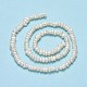 Fili di perle di perle d'acqua dolce coltivate naturali PEAR-A005-19-01-3