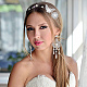 Gorgecraft 7 estilo 14 uds parches de flores de encaje bordado adornos de fibra de costura de encaje accesorios de ropa diy para boda adorno de vestido de novia manualidades de costura diy DIY-GF0006-18-5