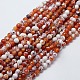 Natural Fire Agate Beads Strands G-L084-6mm-11-1