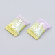 Cabochon in resina di caramelle di colore sfumato CRES-N015-06D-1