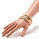 5Pcs 5 Style Synthetic Hematite & Polymer Clay Heishi Beads Stretch Bracelets Set BJEW-JB07533-03-3