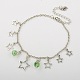 Tibetan Style Alloy Star Charm Anklets AJEW-AN00012-02-1