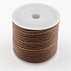 Imitation Leather Round Cords with Cotton Cords inside LC-R008-02-3
