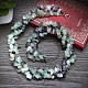 Vintage Natural Fluorite Chips Beaded Necklaces NJEW-BB16512-3