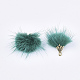 Décorations pendantes de pompon en fausse fourrure de vison FIND-S300-37D-2