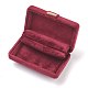 Rectangle Velvet Ring Jewelry Boxes VBOX-G005-01A-3