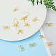 DICOSMETIC 20Pcs Hollow Bowknot Charm Golden Bow Pendant Bow Ribbon Charm Resin Filling Charm Brass Charm Vintage Dangle Charm Supplies for Jewelry Making DIY Craft Gift for Woman KK-DC0001-20-5