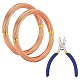 DIY Wire Wrapped Jewelry Kits DIY-BC0011-81B-03-1