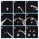 Kit per realizzare orecchini pendenti Boho di Arricraft DIY-AR0003-03-4