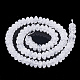 Crackle sintetico perle di quarzo fili G-S285-09-2