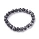 Natural Larvikite Beads Stretch Bracelets BJEW-F380-01-B14-1