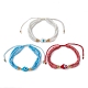 Bracelets multi-supports en perles de verre BJEW-JB09533-1