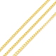 Brass Curb Chains CHC-D030-08G-RS-1