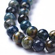 Natural Chrysocolla Beads Strands G-L505-24-6mm-2