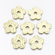 Rack Plating Hammered Alloy Spacer Beads PALLOY-T077-36-NR-1