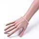 Natural Pink Aventurine Stretch Bracelets BJEW-JB04661-04-3