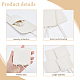 NBEADS 20 Pcs Microfiber Jewelry Pouch TP-WH0018-01C-4
