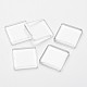 20MM Square Transparent Clear Glass Cabochons Cameo Settings X-GGLA-S013-20x20mm-1-1