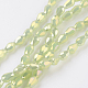 Chapelets de perles en verre électroplaqué GLAA-A036-C01-1