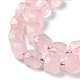 Chapelets de perles en quartz rose naturel G-B065-A01-4
