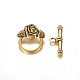 Tibetan  Style Alloy Toggle Clasps X-GLF0026Y-NF-1