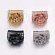 Perles de zircone cubique micro pave en Laiton ZIRC-G125-45-1