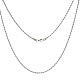 Twisted Stainless Steel Rope Chain Necklace Making X-NJEW-507L-10-1