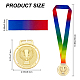 Creatcabin 3 pièces 3 couleurs médaille en alliage de zinc AJEW-CN0001-33-2