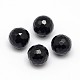 Perles d'onyx noir naturel X-G-D709-6mm-1
