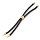Изготовление браслетов из хлопка KK-F758-03-04-G-2