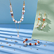 Unicraftale ca. 240 Stück 2 Perlenkappen aus Edelstahl der Größe 304 STAS-UN0038-54-3