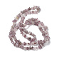 Chapelets de perles en quartz rose naturel G-P497-03A-02-4