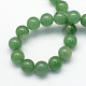 Naturali verdi perle tonde avventurina fili G-S150-12mm-2