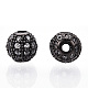 Perles de zircone cubique de placage de rack en laiton ZIRC-S001-6mm-A01-2