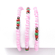 Bracelets enveloppants extensibles à trois boucles BJEW-JB05018-05-2
