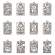 Chgcraft 24 Stück 6 Stile Tarotkarten-Charms FIND-CA0006-68-1