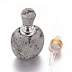 Flacon de parfum ouvrable en agate druzy naturelle électrolytique G-K295-G03-P-2