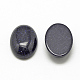 Synthetic Blue Goldstone Cabochons G-R415-30x40-34-2