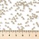 TOHOラウンドシードビーズ  日本製シードビーズ  （1700)金メッキ大理石白  8/0  3mm  穴：1mm  約222PCS /ボトル  10 G /ボトル SEED-JPTR08-1700-4