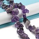 Raw Rough Natural Amethyst Beads Strands G-E576-26A-4