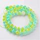 Dyed Crackle Glass Round Bead Strands CCG-M001-05-8mm-2